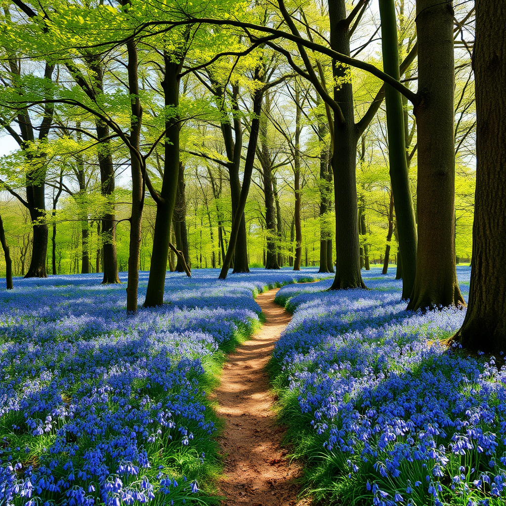 Ancient woodland in Sussex named one of the UK's best places to see bluebells